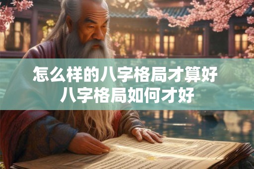 怎么样的八字格局才算好 八字格局如何才好