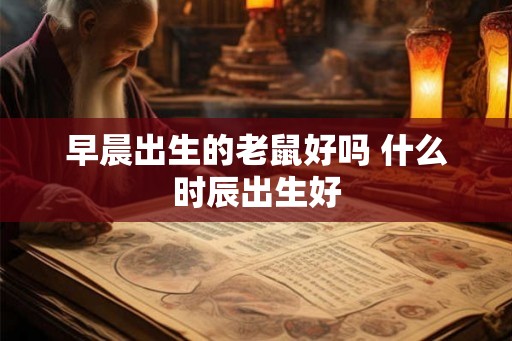 早晨出生的老鼠好吗 什么时辰出生好 早晨出生的老鼠好吗 什么时辰出生好
