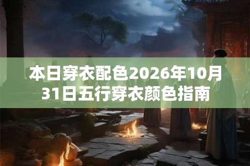 本日穿衣配色2026年10月31日五行穿衣颜色指南