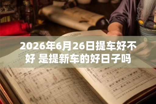 2026年6月26日提车好不好 是提新车的好日子吗