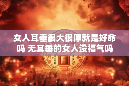女人耳垂很大很厚就是好命吗 无耳垂的女人没福气吗