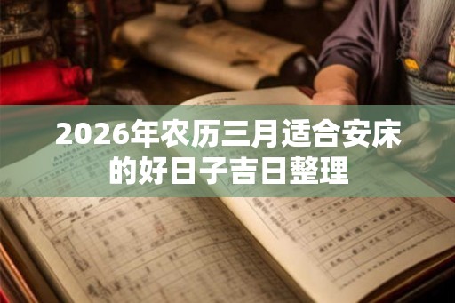 2026年农历三月适合安床的好日子吉日整理