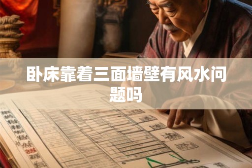 卧床靠着三面墙壁有风水问题吗