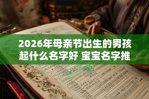 2026年母亲节出生的男孩起什么名字好 宝宝名字推荐