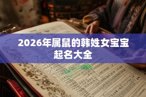 2026年属鼠的韩姓女宝宝起名大全 2026年属鼠的韩姓女宝宝起名大全