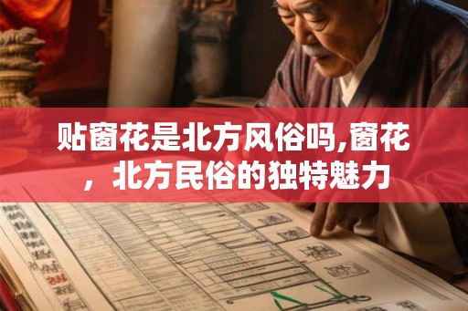 贴窗花是北方风俗吗,窗花，北方民俗的独特魅力