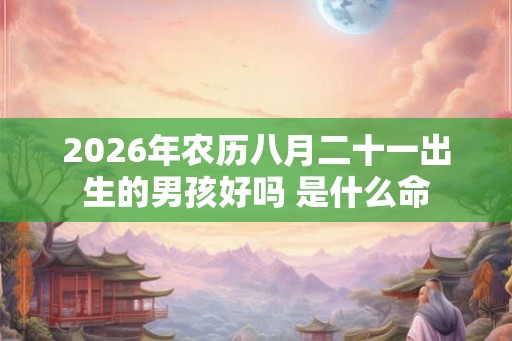 2026年农历八月二十一出生的男孩好吗 是什么命 2026年农历八月二十一出生的男孩好吗 是什么命