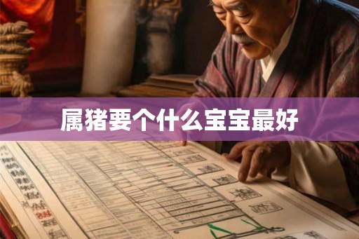 属猪要个什么宝宝最好 属猪要个什么宝宝最好