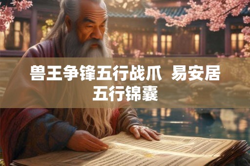 兽王争锋五行战爪  易安居五行锦囊