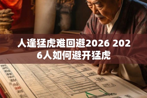 人逢猛虎难回避2026 2026人如何避开猛虎