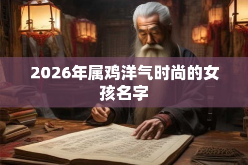 2026年属鸡洋气时尚的女孩名字
