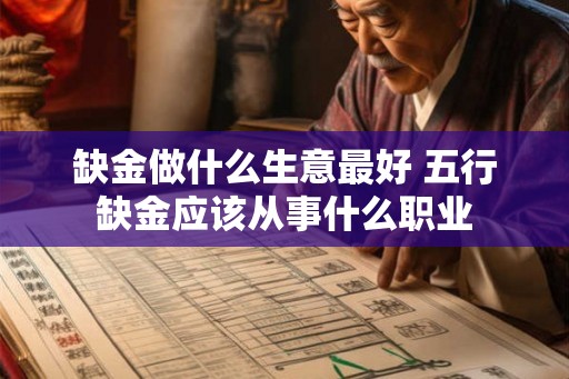 缺金做什么生意最好 五行缺金应该从事什么职业