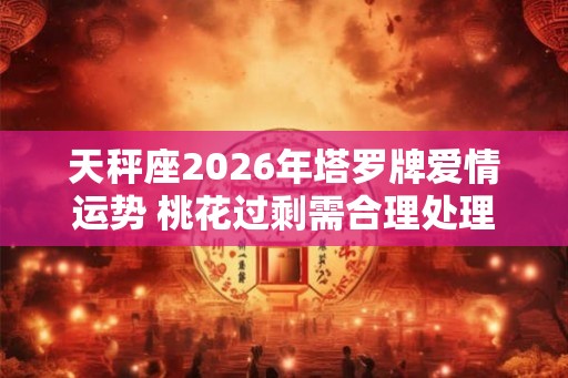 天秤座2026年塔罗牌爱情运势 桃花过剩需合理处理回应感情