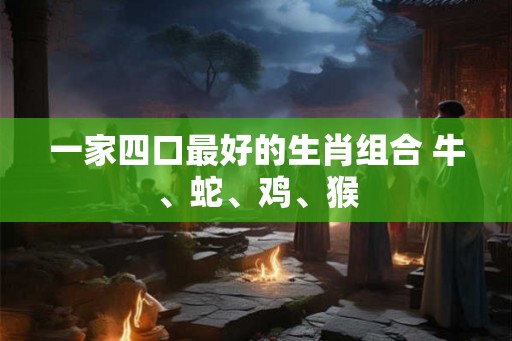 一家四口最好的生肖组合 牛、蛇、鸡、猴 一家四口最好的生肖组合 牛、蛇、鸡、猴