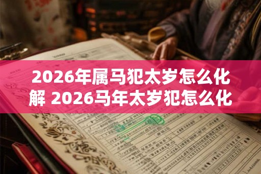 2026年属马犯太岁怎么化解 2026马年太岁犯怎么化解