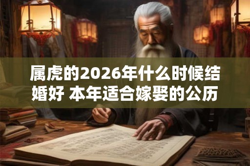 属虎的2026年什么时候结婚好 本年适合嫁娶的公历日子