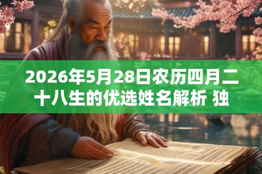 2026年5月28日农历四月二十八生的优选姓名解析 独特的虎娃好名 2026年5月28日农历四月二十八生的优选姓名解析 独特的虎娃好名