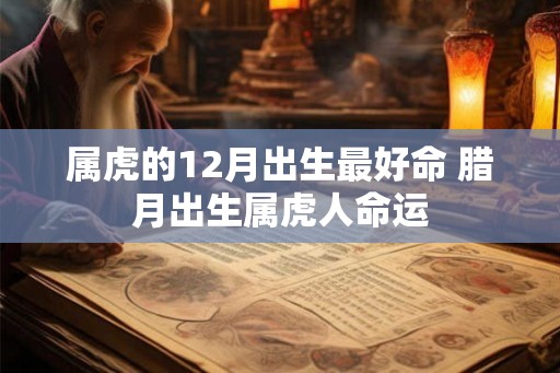属虎的12月出生最好命 腊月出生属虎人命运