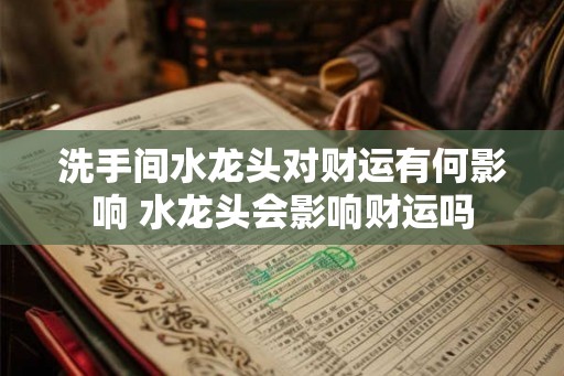 洗手间水龙头对财运有何影响 水龙头会影响财运吗