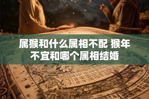 属猴和什么属相不配 猴年不宜和哪个属相结婚