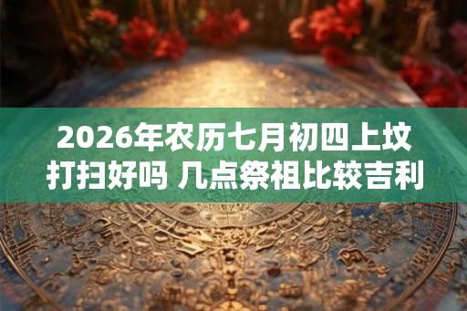 2026年农历七月初四上坟打扫好吗 几点祭祖比较吉利 2026年农历七月初四上坟打扫好吗 几点祭祖比较吉利