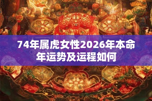 74年属虎女性2026年本命年运势及运程如何