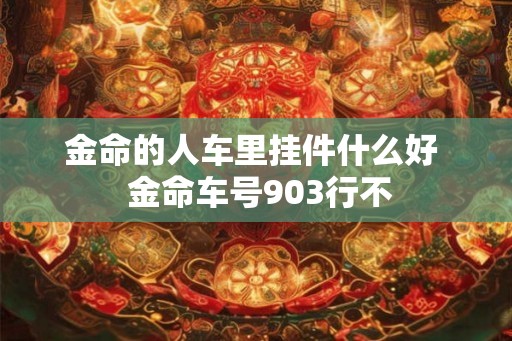 金命的人车里挂件什么好  金命车号903行不