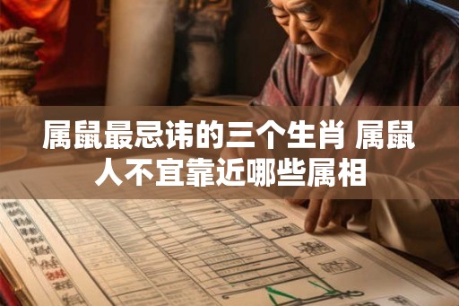 属鼠最忌讳的三个生肖 属鼠人不宜靠近哪些属相