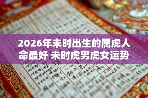 2026年未时出生的属虎人命最好 未时虎男虎女运势解析