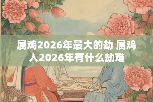属鸡2026年最大的劫 属鸡人2026年有什么劫难