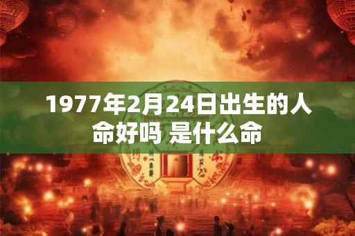 1977年2月24日出生的人命好吗 是什么命