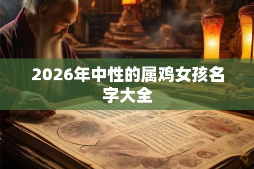 2026年中性的属鸡女孩名字大全