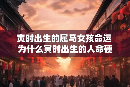 寅时出生的属马女孩命运 为什么寅时出生的人命硬