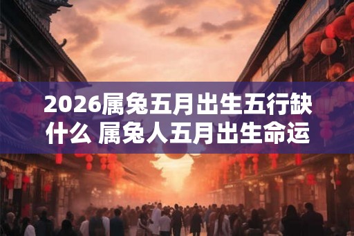 2026属兔五月出生五行缺什么 属兔人五月出生命运如何