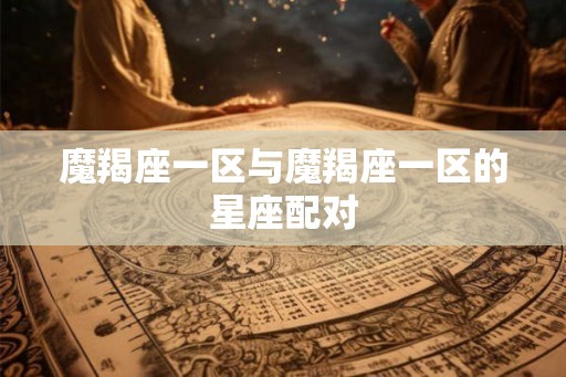 魔羯座一区与魔羯座一区的星座配对