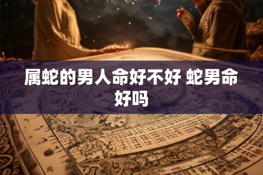 属蛇的男人命好不好 蛇男命好吗