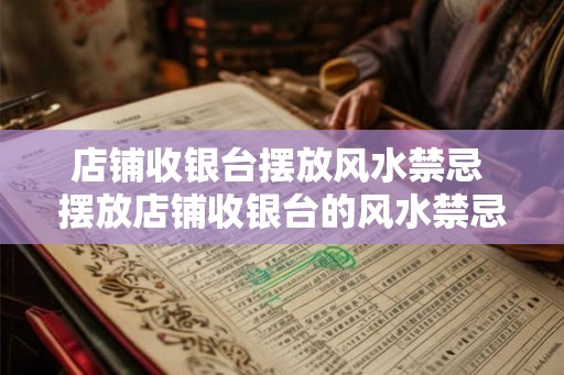 店铺收银台摆放风水禁忌 摆放店铺收银台的风水禁忌