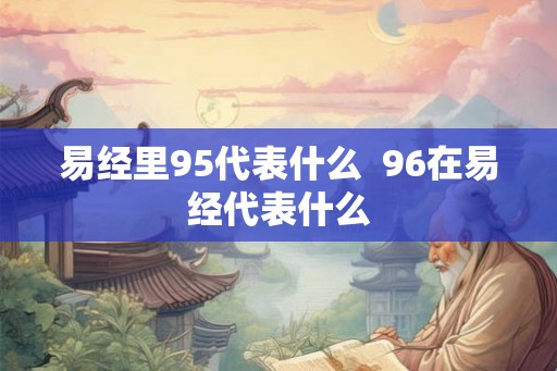 易经里95代表什么  96在易经代表什么