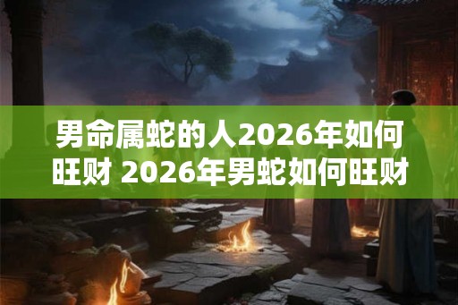 男命属蛇的人2026年如何旺财 2026年男蛇如何旺财
