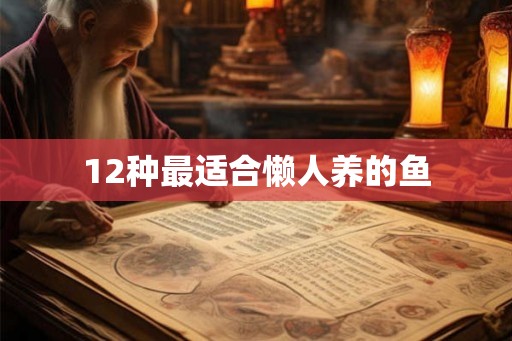 12种最适合懒人养的鱼