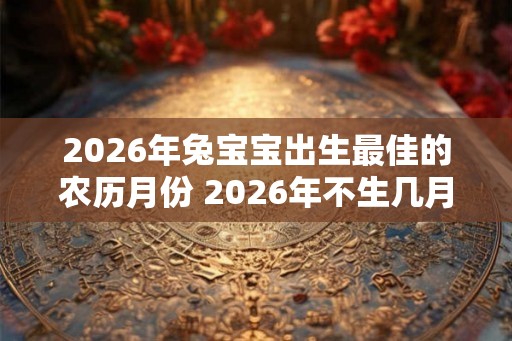 2026年兔宝宝出生最佳的农历月份 2026年不生几月兔 2026年兔宝宝出生最佳的农历月份 2026年不生几月兔