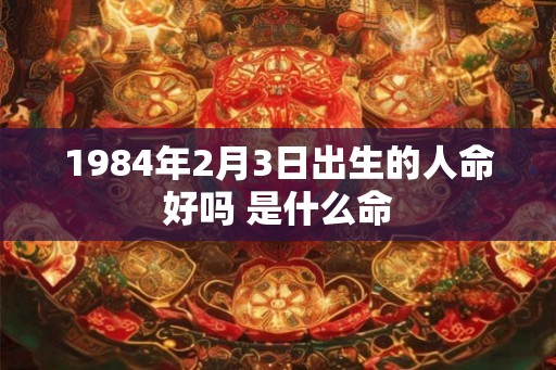 1984年2月3日出生的人命好吗 是什么命