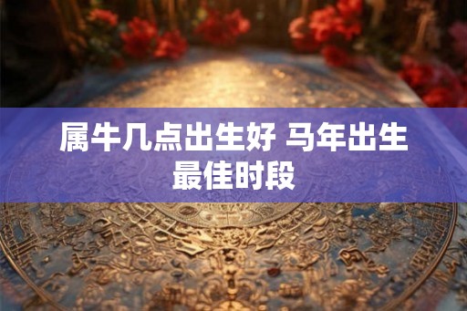 属牛几点出生好 马年出生最佳时段