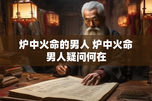 炉中火命的男人 炉中火命男人疑问何在