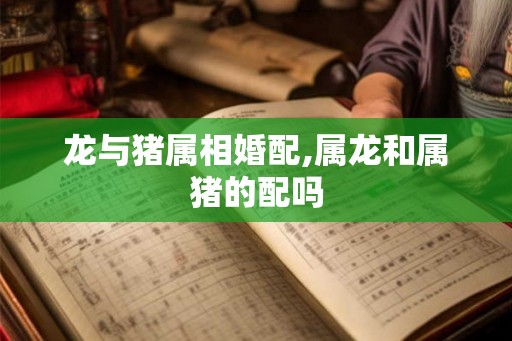 龙与猪属相婚配,属龙和属猪的配吗