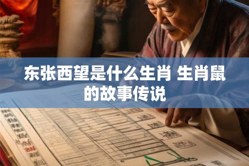 东张西望是什么生肖 生肖鼠的故事传说