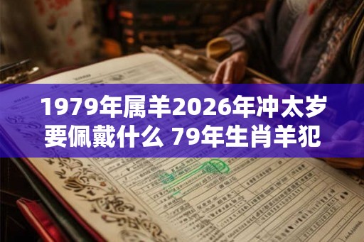 1979年属羊2026年冲太岁要佩戴什么 79年生肖羊犯太岁怎么化解