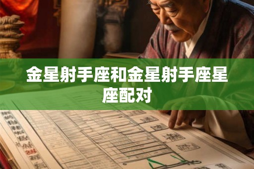 金星射手座和金星射手座星座配对