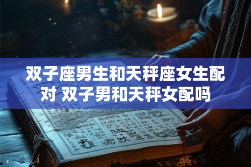 双子座男生和天秤座女生配对 双子男和天秤女配吗
