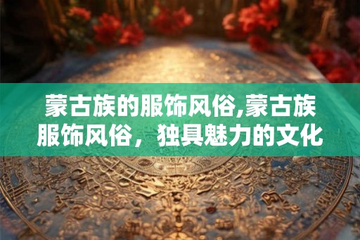 蒙古族的服饰风俗,蒙古族服饰风俗，独具魅力的文化传承